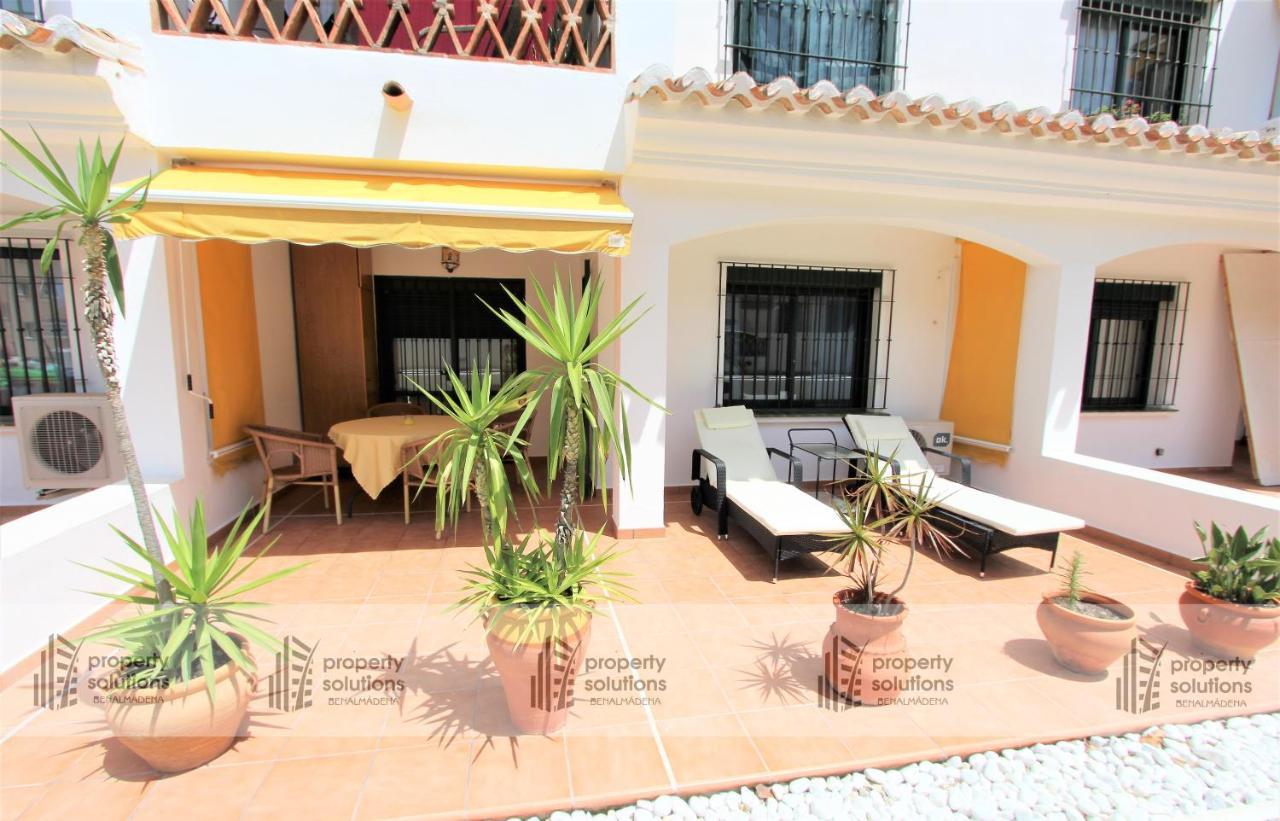 PUEBLO DEL PARQUE 3- Terraza, jardín, barbacoa y piscina Benalmádena Exterior foto