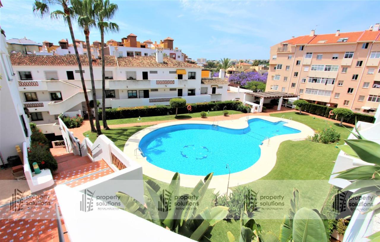 PUEBLO DEL PARQUE 3- Terraza, jardín, barbacoa y piscina Benalmádena Exterior foto