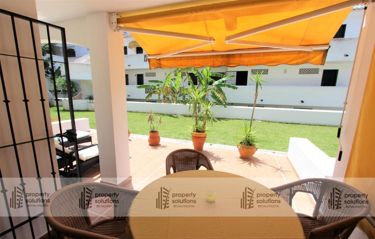 PUEBLO DEL PARQUE 3- Terraza, jardín, barbacoa y piscina Benalmádena Exterior foto