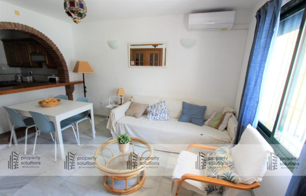 PUEBLO DEL PARQUE 3- Terraza, jardín, barbacoa y piscina Benalmádena Exterior foto
